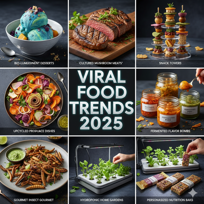 2025's Hottest Viral Food Trends: From Dubai Chocolate to Carrot Ribbon Salads and the High-Protein Revolution